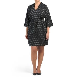 ABS Collection 3X patterned dress